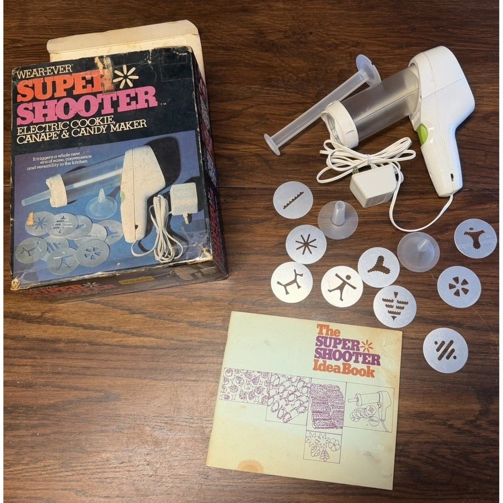 Vintage Wear-Ever Super Shooter 70001 Electric Cookie Candy Maker w/Box - Tested